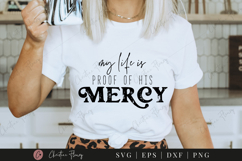 Proof Of His Mercy SVG PNG | Boho Christian PNG Product Image 6
