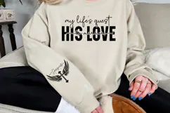 My life's quest to mirror His love Sleeve SVG Design Product Image 2