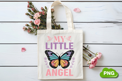 My Little Angel PNG, Butterfly PNG, Butterfly Clipart Product Image 4