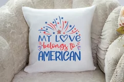 My love belongs to America SVG Design,United States SVG Product Image 3