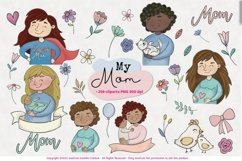 my mom, mothers day clipart Product Image 1
