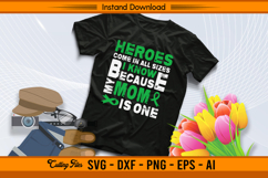 My Mom Is A Hero Liver Cancer Awareness SVG File Product Image 2