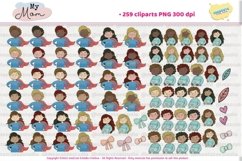 my mom, mothers day clipart Product Image 3