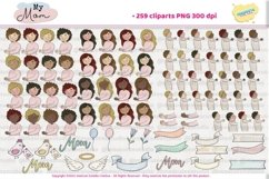 my mom, mothers day clipart Product Image 4