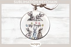 My Peeps v1 Round Keychain Sublimation Product Image 1