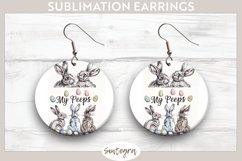 My Peeps v1 Round Earrings Sublimation Product Image 1