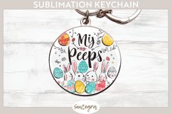 My Peeps v10 Round Keychain Sublimation Product Image 1