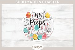 My Peeps v10 Round Coaster Sublimation Product Image 1