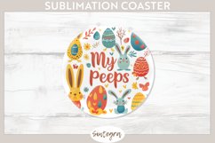 My Peeps v11 Round Coaster Sublimation Product Image 1