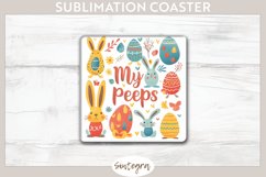 My Peeps v11 Square Coaster Sublimation Product Image 1