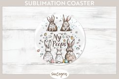 My Peeps v2 Round Coaster Sublimation Product Image 1