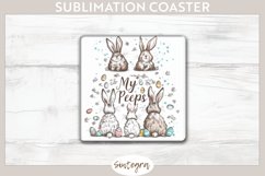My Peeps v2 Square Coaster Sublimation Product Image 1