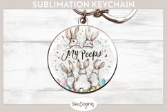 My Peeps v3 Round Keychain Sublimation Product Image 1