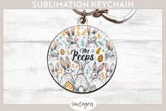 My Peeps v4 Round Keychain Sublimation Product Image 1