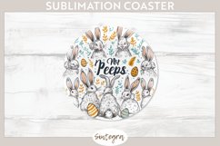 My Peeps v4 Round Coaster Sublimation Product Image 1