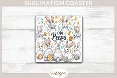 My Peeps v4 Square Coaster Sublimation Product Image 1
