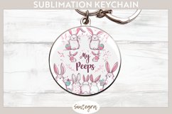My Peeps v5 Round Keychain Sublimation Product Image 1
