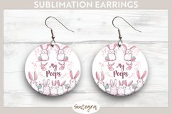 My Peeps v5 Round Earrings Sublimation Product Image 1