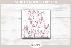 My Peeps v5 Square Coaster Sublimation Product Image 1