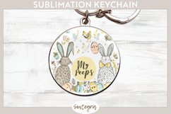 My Peeps v8 Round Keychain Sublimation Product Image 1