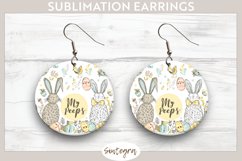 My Peeps v8 Round Earrings Sublimation Product Image 1