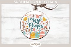 My Peeps v9 Round Keychain Sublimation Product Image 1