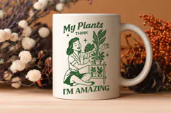 Plant Mom SVG PNG, Funny Botanical Quote, Indoor Plant Print Product Image 3