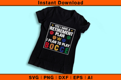 Retirement Plan Bocce SVG | Funny Senior Bocce Design Product Image 3