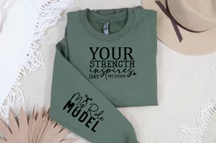 My Role Model Sleeve SVG, Mother's Day SVG Design Product Image 3