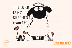 The Lord is My Shepherd, Religious Svg Product Image 1