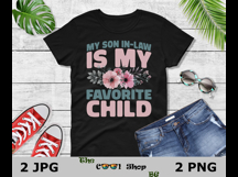 My Son In-Law Is My Favorite Child Png, Funny Retro Png Product Image 2