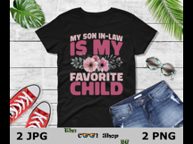 My Son In-Law Is My Favorite Child Png, Funny Retro Png Product Image 3