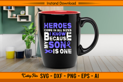 My Son Is A Hero Stomach Cancer Awareness SVG Product Image 3