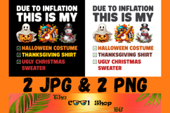 My Spooky Halloween Due To Inflation Png, Thanksgiving Png Product Image 1