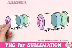 My story is not over Png, Mental health Matters Sublimation Product Image 1