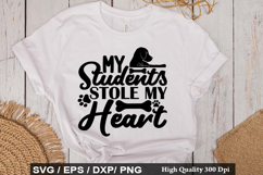 My students stole my heart - Rescue Dog SVG Design Product Image 1