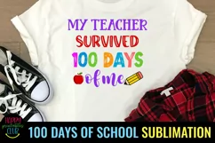 100 DAYS OF SCHOOL SUBLIMATION DESIGN IDEAS- 100 DAYS SCHOOL SUBLIMATION PNG 3