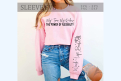 My time my rules the power of flexibility Sleeve SVG Product Image 1