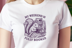 Cottagecore Animal Bookish SVG Bundle, 8 Cute Reading Quotes Product Image 6