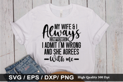 Funny Husband SVG Bundle - 4 Marriage Quotes Designs Product Image 5