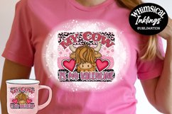 My Cow Is My Valentine-Scottish Highland Clipart Product Image 1
