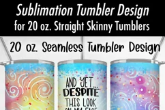Funny and Sarcastic Dog - 20oz Seamless Tumbler Wrap Product Image 4