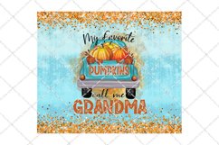 My Favorite Pumpkins Call Me Grandma Fall Tumbler Design Product Image 2