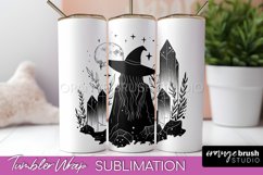 Celestial Tumbler Wrap - Boho Mystical Tumbler Sublimation Product Image 1