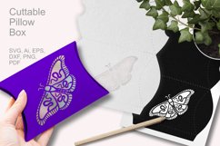 Mystic Butterfly Cuttable Pillow Gift Box with Holes SVG