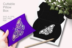 Mystic Butterfly Cuttable Pillow Gift Box with Holes SVG