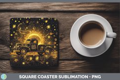 GorgeousMystic Glow 02 Square Coaster design.