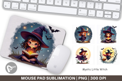 Mouse Pad Halloween Little Witch Product Image 1