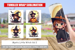 Tumbler Halloween Little Witch Product Image 1