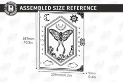 Wooden Mystical Notebook Cover Laser Cut | Book Cover Laser Product Image 2